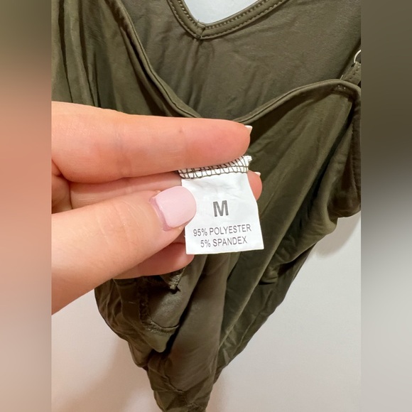 Olive Green Tank Top from Amazon - Picture 3 of 3